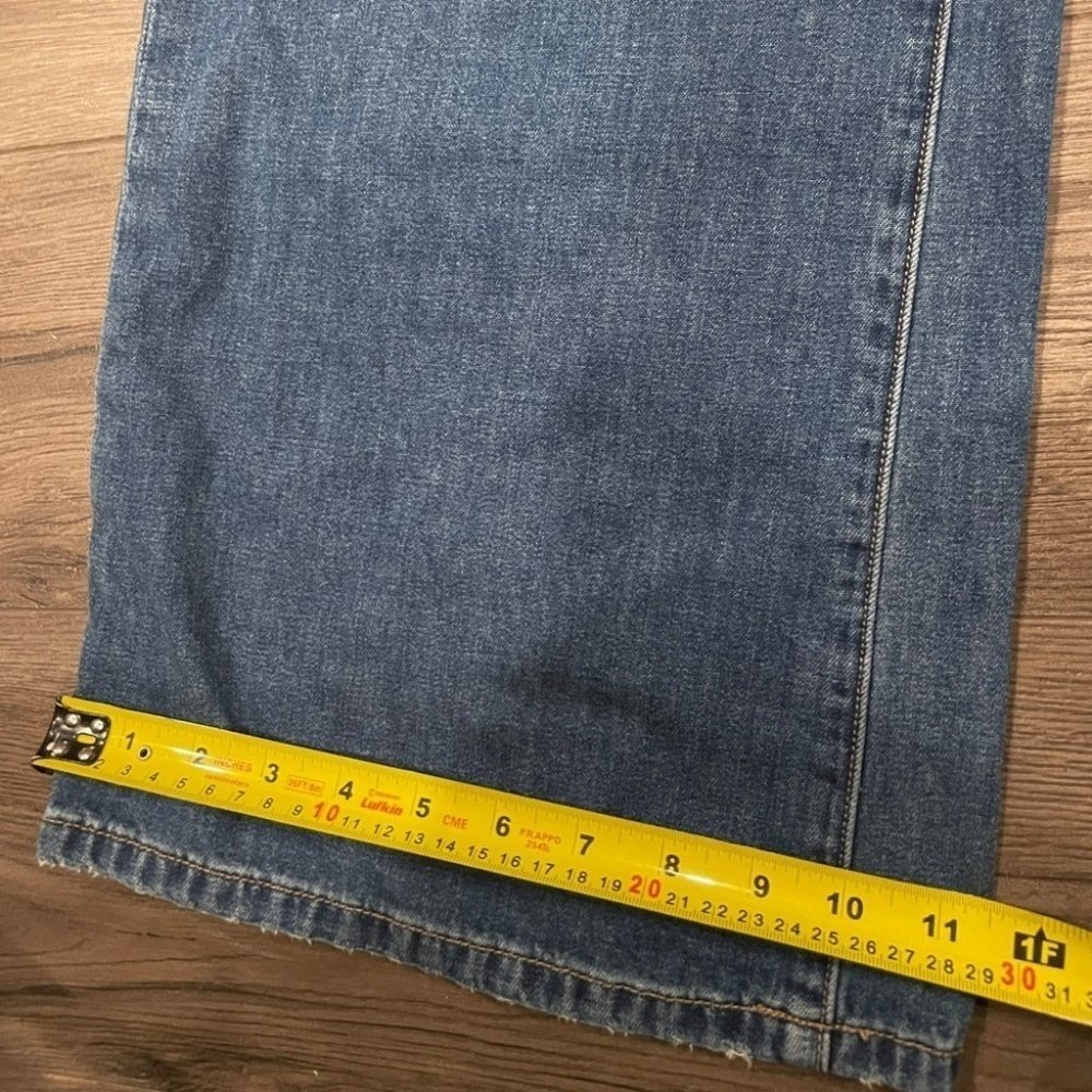 American Eagle Wide Leg High Rise with square pockets L26/ Size 4 - Picture 3 of 7